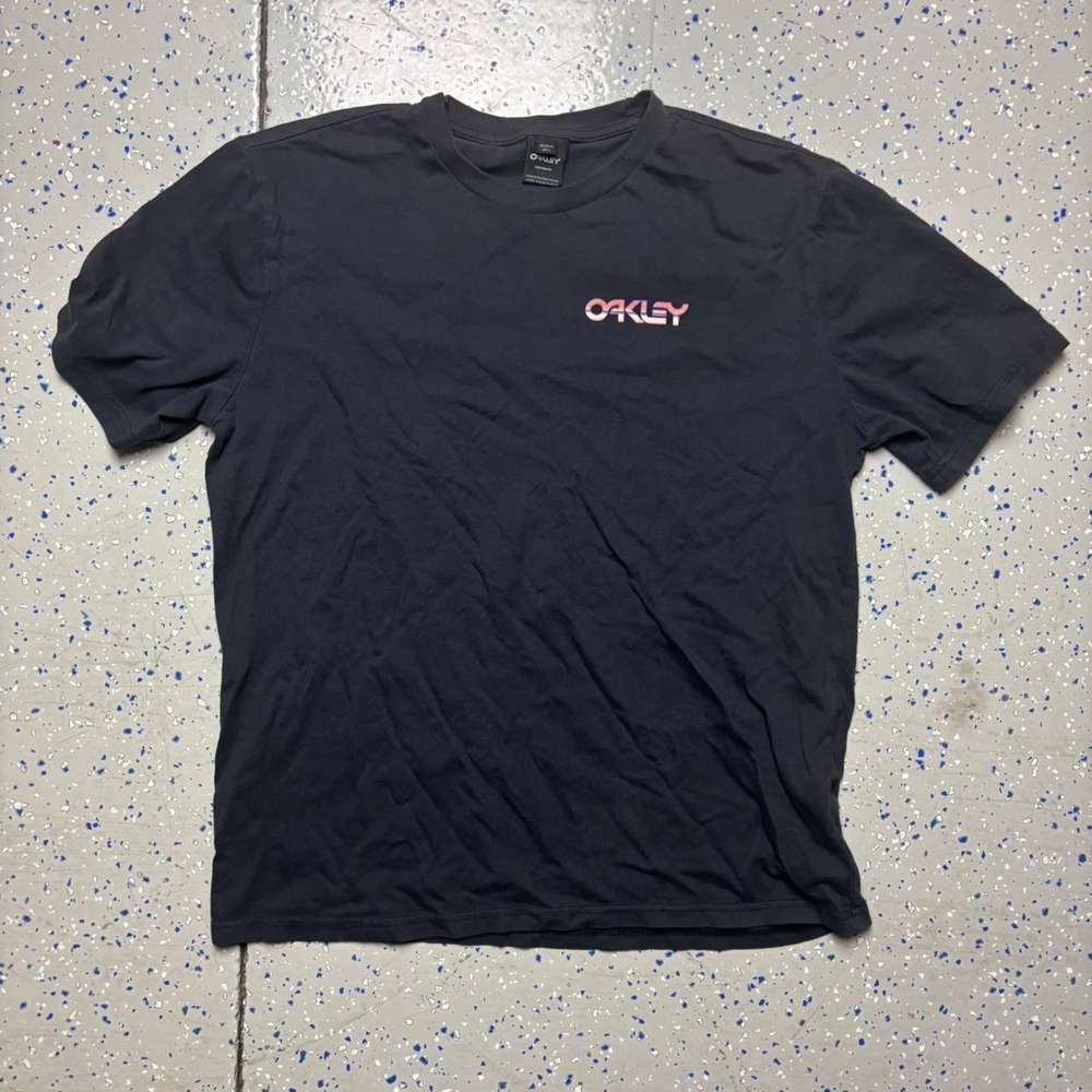 Oakley Mens Graphic Spellout T-shirt black Medium